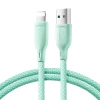 Кабель Joyroom Multi-Color Series SA34-AL3 USB-A to Lighting 3A 1m Green (6941237110541)