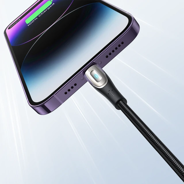 Кабель Joyroom Star-Light Series SA27-CL3 USB-C to Lighting 30W 1.2m Black (6941237111456)