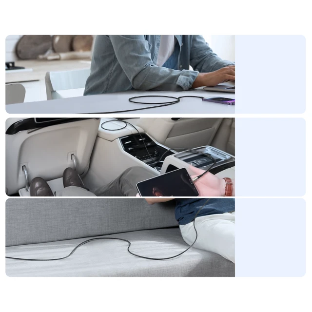 Кабель Joyroom Star-Light Series SA27-CL3 USB-C to Lighting 30W 1.2m Black (6941237111456)