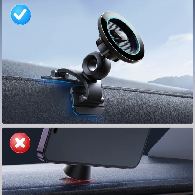 Автотримач Joyroom Magnetic Cockpit Car Holder Black (JR-ZS366)