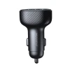 Автомобільний зарядний пристрій Joyroom JR-CCD03 3.4A Car Charger 3x USB-A with Display Black (JR-CCD03)