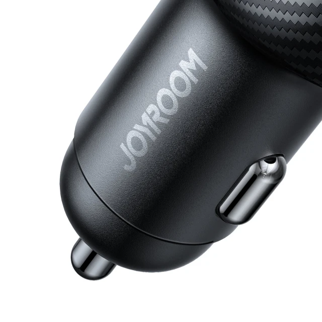 Автомобільний зарядний пристрій Joyroom JR-CCD03 3.4A Car Charger 3x USB-A with Display Black (JR-CCD03)
