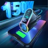 Автомобільний зарядний пристрій Joyroom Fast Charger 2xUSB-C/USB-A 150W Black with USB-C Cable (JR-CL21)