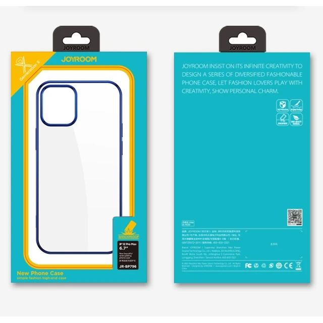 Чохол Joyroom New Beautiful Series для iPhone 12 Pro Max Black (JR-BP796-BK)
