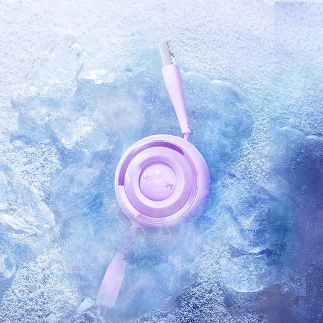 Кабель Joyroom Colorful Series Retractable USB-A to USB-C/Lightning/micro USB 1 m Purple (S-A40_P)