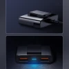 Автомобільний зарядний пристрій Joyroom 5x USB-A with Extension Cable 6.2A Black (JR-CL03)