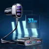 Автомобільний зарядний пристрій Joyroom 5x USB-A with Extension Cable 6.2A Black (JR-CL03)