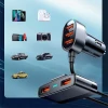 Автомобільний зарядний пристрій Joyroom 5x USB-A with Extension Cable 6.2A Black (JR-CL03)