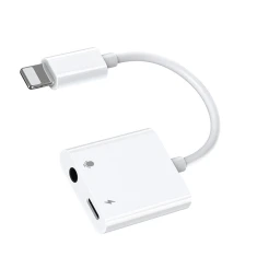 Адаптер Joyroom Lightning to Mini Jack 3.5mm/Lightning White (S-Y105)