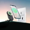 Бездротова зарядка Joyroom JR-W17 Qi 3в1 Black (JR-W17)