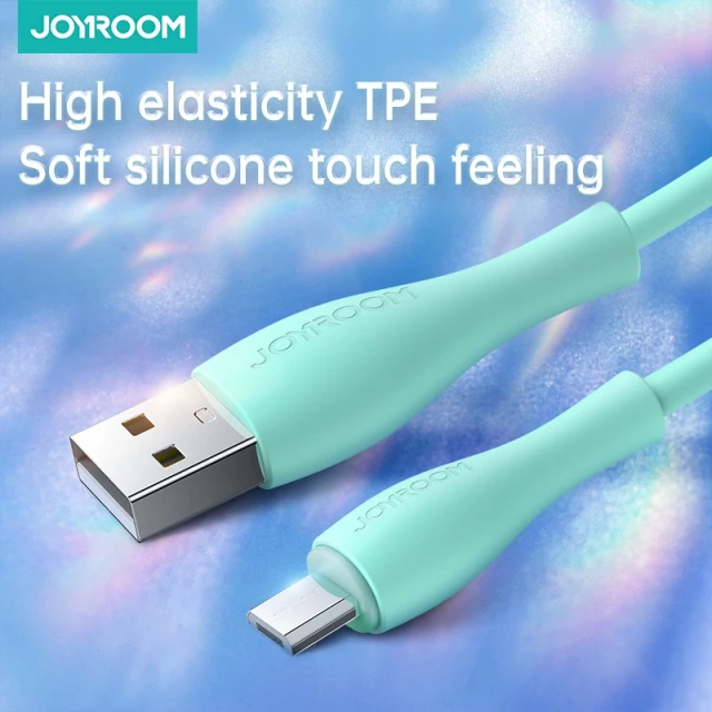 Кабель Joyroom Bowling USB-A to micro USB 2 m Green (S-2030M8_micro)