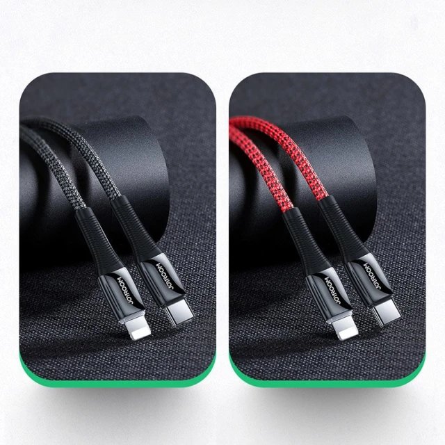 Кабель Joyroom USB-C to Lightning 20W 2.4A 1.2m Red (S-1224K2-RED)
