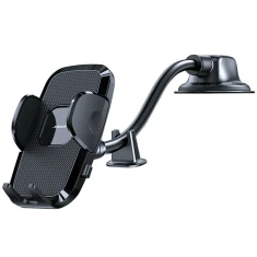 Автотримач Joyroom Car Phone Holder with Flexible Arm for Dashboard Windshield Black (JR-ZS259-BK-WD)