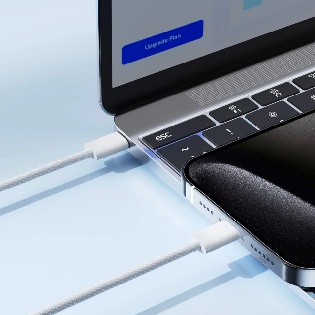 Кабель Joyroom Ben Series USB-C to USB-C 60W 1 m White (S-A45_W)