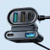 Автомобільний зарядний пристрій Joyroom 3x USB-A/2x USB-C 72W 1.5m Black (JR-CL05)
