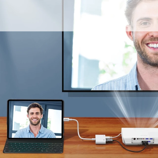 Адаптер Joyroom Lightning to HDMI/Lightning FullHD 1080p 60Hz White (S-H141-WHITE)
