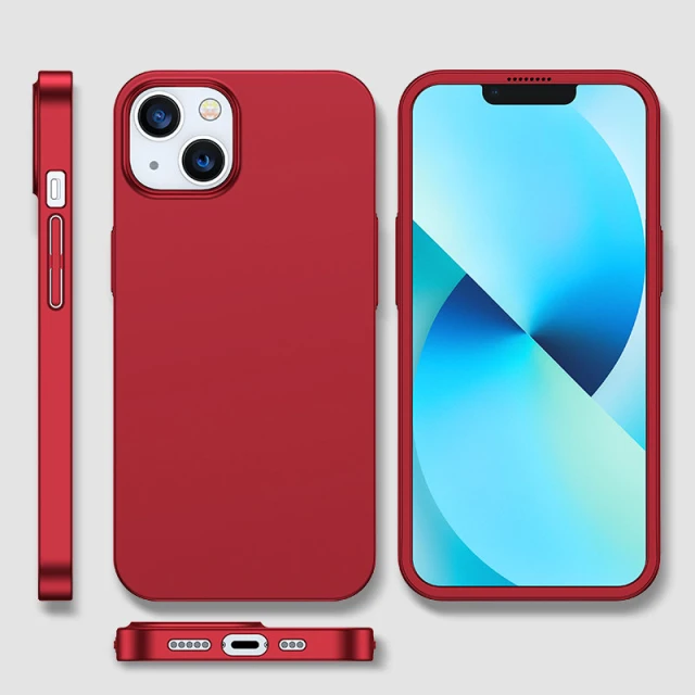 Чохол із захисним склом Joyroom 360 для iPhone 13 Red (JR-BP927-RED)