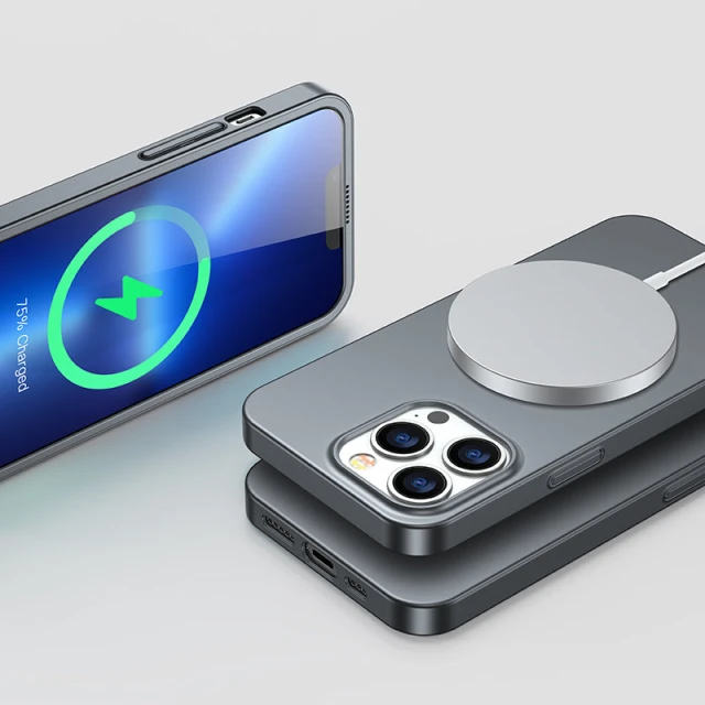 Чохол із захисним склом Joyroom 360 для iPhone 13 Pro Grey (JR-BP935-TRANISH)