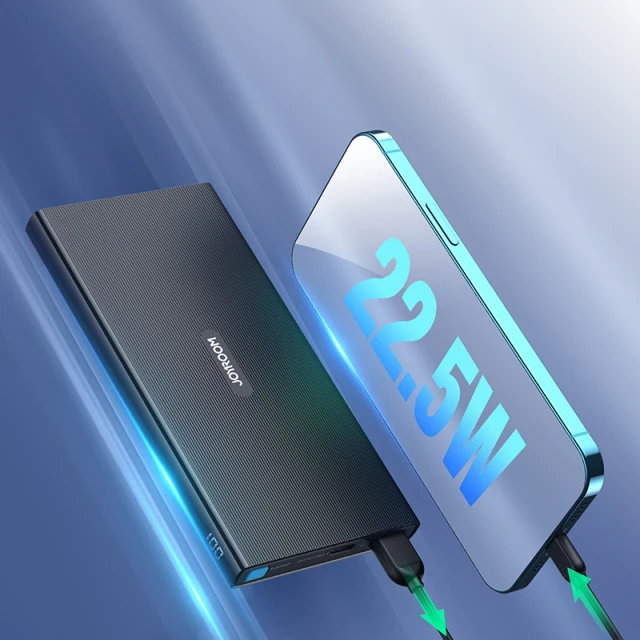 Портативний зарядний пристрій Joyroom Quick Charge Magnetic Qi 10000mAh 22.5W Black (162762)