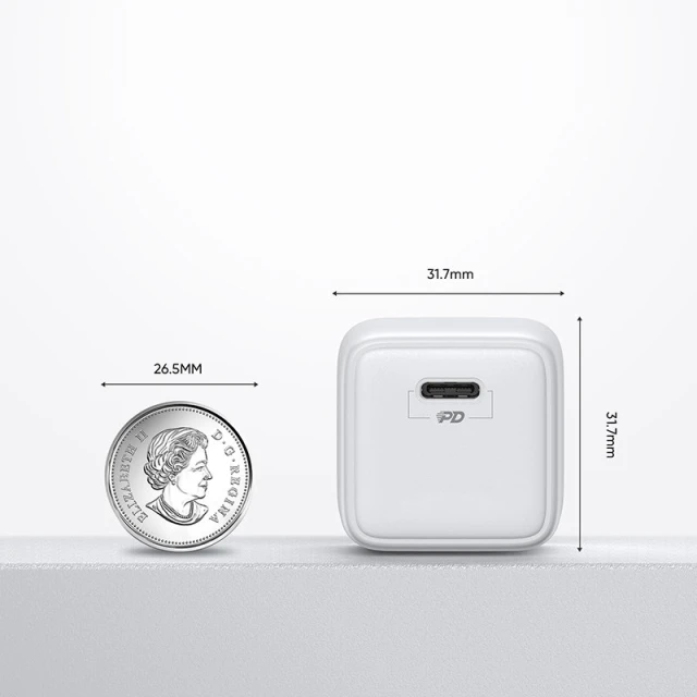 Мережевий зарядний пристрій Joyroom FC 25W USB-C White (L-P251-WH-EU)
