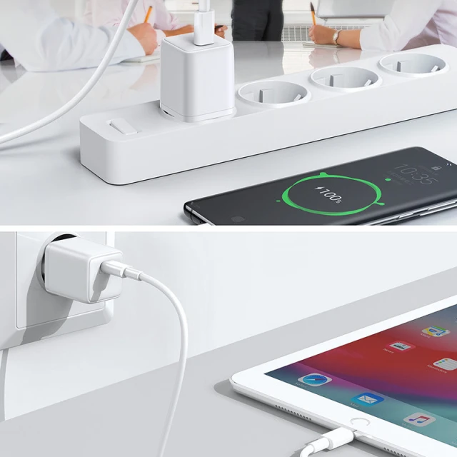 Мережевий зарядний пристрій Joyroom FC 25W USB-C White (L-P251-WH-EU)