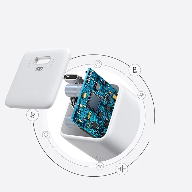 Мережевий зарядний пристрій Joyroom FC 25W USB-C White (L-P251-WH-EU)