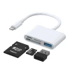 USB-хаб Joyroom Lightning to USB-A/SD/TF/Lightning White (S-H142-WHITE)