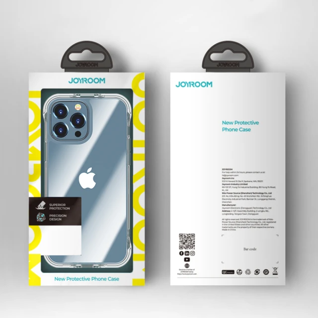 Чохол Joyroom Defender Series для iPhone 13 Pro Max Transparent (JR-BP956)