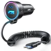 Автомобільний зарядний пристрій Joyroom 3-in-1 USB-A/USB-C with USB-C Cable 55W 1.5m Black (JR-CL07)