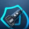 Автомобільний зарядний пристрій Joyroom 3-in-1 USB-A/USB-C with USB-C Cable 55W 1.5m Black (JR-CL07)