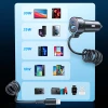 Автомобільний зарядний пристрій Joyroom 3-in-1 USB-A/USB-C with USB-C Cable 55W 1.5m Black (JR-CL07)
