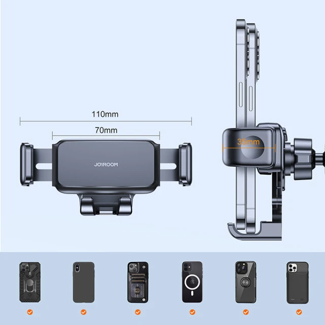 Автотримач Joyroom Car Smartphone Holder for Dashboard Black (JR-ZS283-BK-DB)