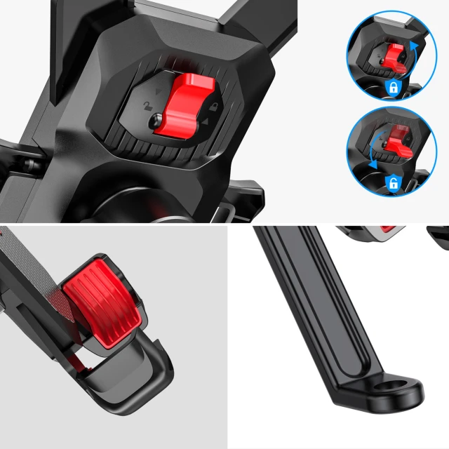 Тримач на кермо для смартфона Joyroom Black (JR-ZS288-M)