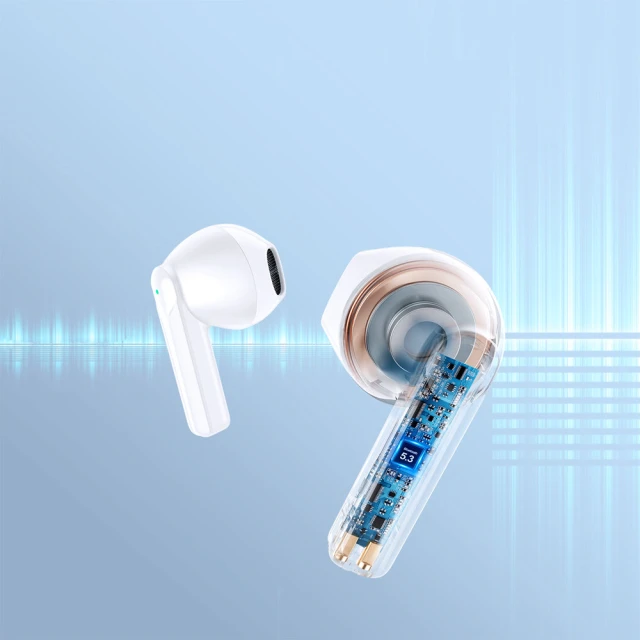 Бездротові навушники Joyroom TWS ENC Waterproof IPX4 Bluetooth 5.3 White (JR-TL11-WH)