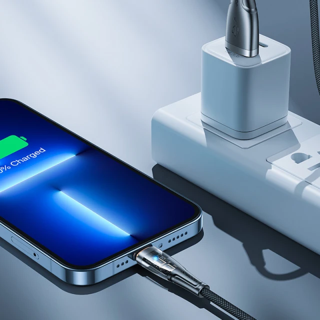 Кабель Joyroom Fast Charging with Smart Switch USB-А to Lightning 1.2m Black (S-UL012A3-black)