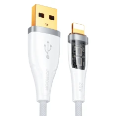 Кабель Joyroom Fast Charging with Smart Switch USB-А to Lightning 1.2m White (S-UL012A3-white)
