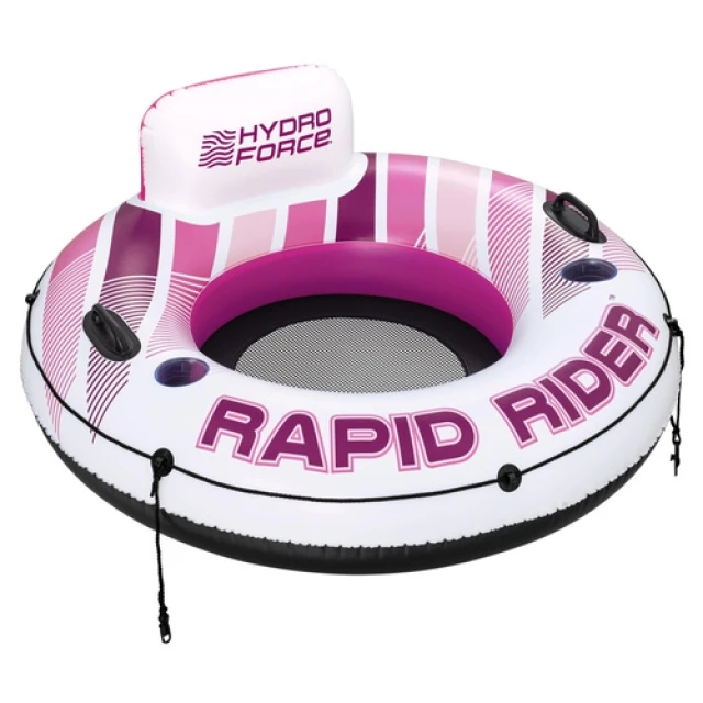 Надувне крісло Bestway Hydro Force Rapid Rider 135 см зі спинкою (6941607392065)