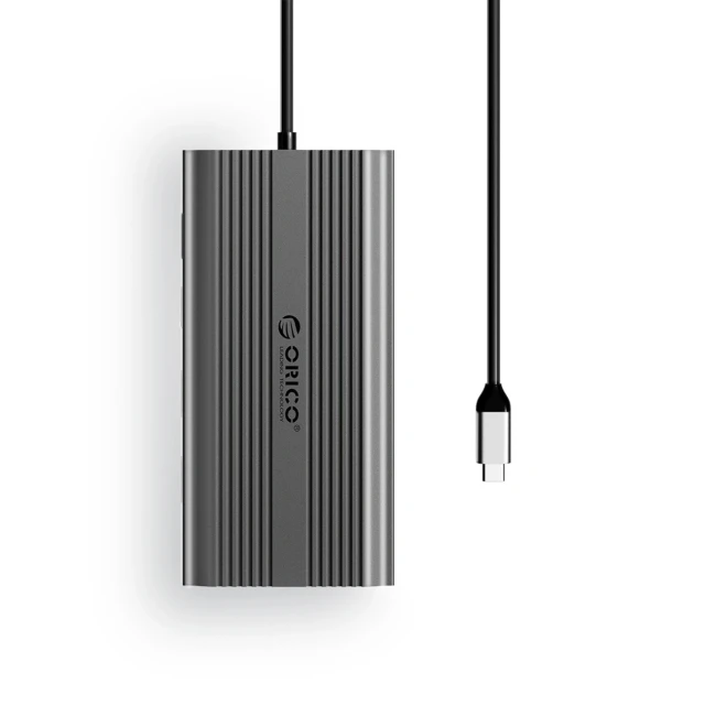 Док-станція Orico XDR 12в1 USB-C PD 100W HDMI 4K VGA RJ45 Gray