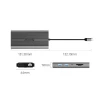 Док-станція Orico XDR 12в1 USB-C PD 100W HDMI 4K VGA RJ45 Gray