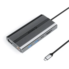 Док-станція Orico XDR 12в1 USB-C PD 100W HDMI 4K VGA RJ45 Gray