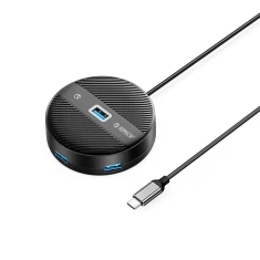 Hub USB Orico YS1-C2 4-портовий 1xUSB-A 3.0 3xUSB-A 2.0 0.3м Black