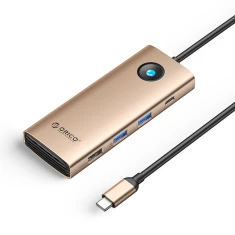 Docking Station USB-C Orico PW11 8in1 2x USB-A 3.0 1x USB-A 2.0 1x USB-C 3.0 1x USB-C PD 100W 1x HDMI 4K 60Hz 1x VGA 1080p 60Hz 1x RJ45 Gigabit (69417
