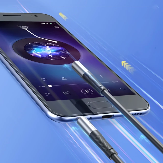 Кабель аудіо Orico AXF-50 3.5 мм штекер-гніздо 5 м (6941788821231)