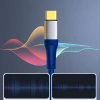 Кабель аудіо Orico AXC-02 USB-C до jack 3.5 mm 20 см Blue (6941788821408)