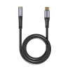 Аудіокабель Orico AXC-02 USB-C to jack 3.5 mm 50 см Black (6941788821415)