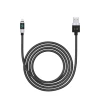 Кабель Orico LDA2L USB-A на Lightning 12 W з LED-дисплеєм 0.5 м Black (6941788826427)