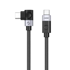 Кабель кутовий Orico CW240 USB-C to USB-C PD 240W 1м (6941788830042)