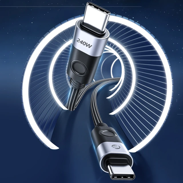 Кабель USB-C Orico CC240 USB-C 240W USB4 40Gb/s 8K 60Hz 1.5 м (6941788830165)
