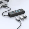 Hub USB Orico PWC2U-U3 3-port 2xUSB-A 3.0 1xUSB-C 3.0 Black
