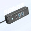 Hub USB Orico PWC2U-U3 3-port 2xUSB-A 3.0 1xUSB-C 3.0 Black